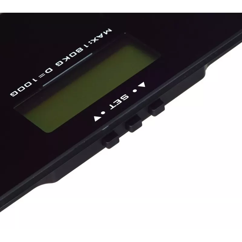 Personīgie vannas istabas svari Esperanza EBS018K - elektroniskie, 180 kg, melni