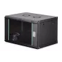 Pie sienas stiprināms 19 collu statīva skapis DIGITUS Dynamic-N DN-37101 — 7U, 600x450 mm, IP20, atslēgas slēdzene, nesamontēts