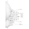 Ubiquiti AirFiber AF-24HD, 2 Gb/s+ maģistrāle, 24 GHz (cena par gab.) 2 Gb/s+