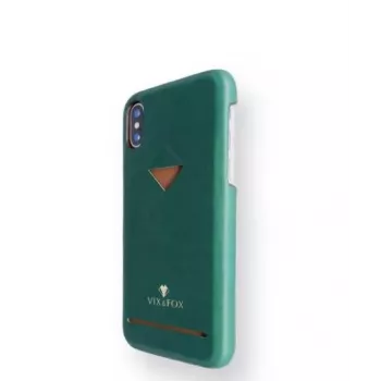 Telefona aizmugurējais vāciņš VixFox Samsung S9 — kartes slots, meža zaļš