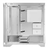 PC korpuss MODECOM VOLCANO EXPANSE S MIDI Tower — balts, microATX, rūdīts stikls, USB-C, atbalsta GPU 430 mm