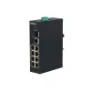 Slēdzis DAHUA DH-LR2110-8ET-120 L2 8x Fast Ethernet (10/100) PoE, 48–57V, 8.8 Gbit/s, MAC 8000, melns