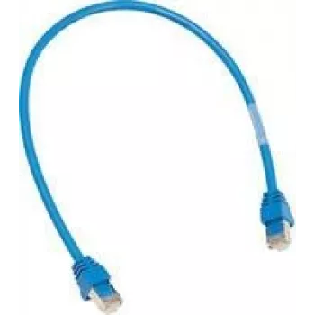 Ethernet komutācijas kabelis Hager ZZ45WAN100, RJ‑45 to RJ‑45, zils, 1 m