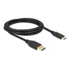 Kabelis DeLOCK SuperSpeed USB (USB 3.2 Gen 2) Type-A uz Type-C 2 m