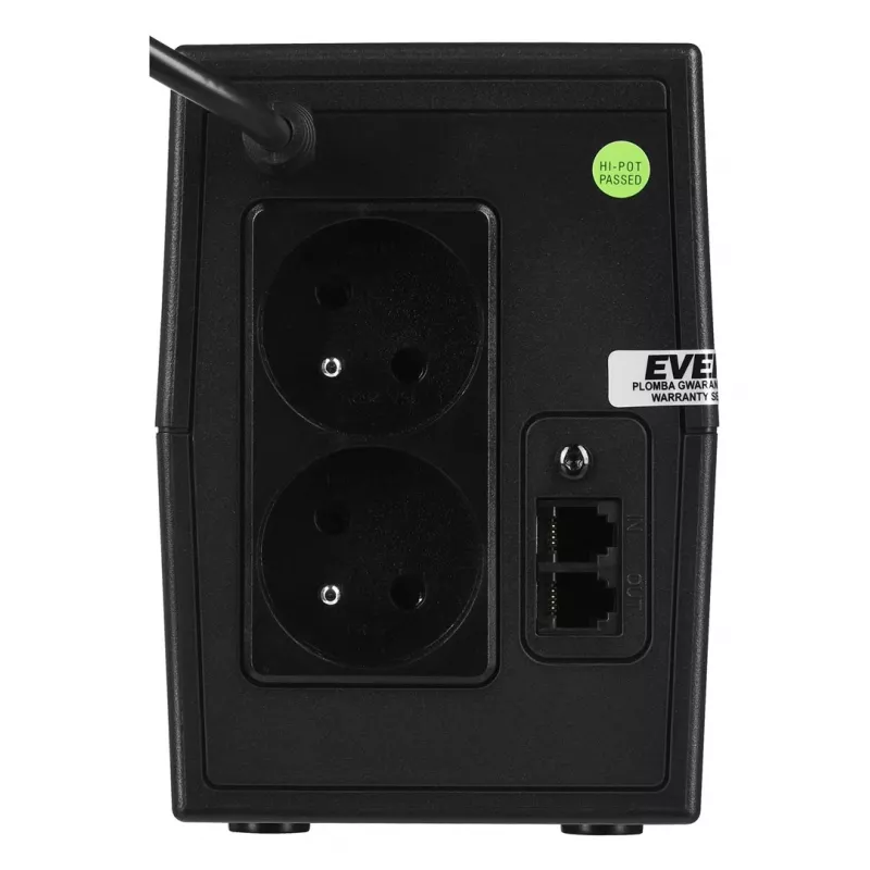 Ever EASYLINE 850 AVR USB Line-Interactive 0.85 kVA 480 W 2 AC kontaktligzdas