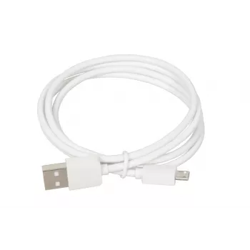 Strāvas lādētājs iBOX C-41 USB 2A, 1 USB ports, microUSB kabelis, Balts