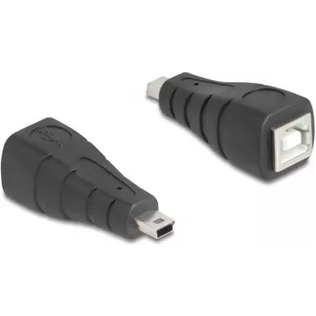 Kabeļa dzimuma pārveidotājs DeLOCK 67200 Mini USB uz USB Type-B, melns