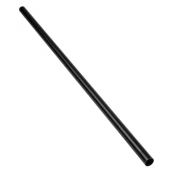 Cieta caurule 14 mm AD, 500 mm — BitsPower Bitspower None Chamfer Brass, ogles melna