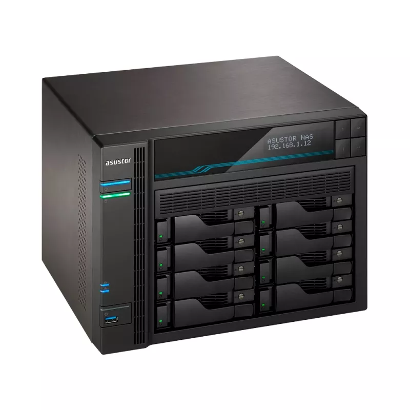 Asustor AS6508T NAS Tornis Intel Atom® C3538 8 GB DDR4 0 TB ADM Melns