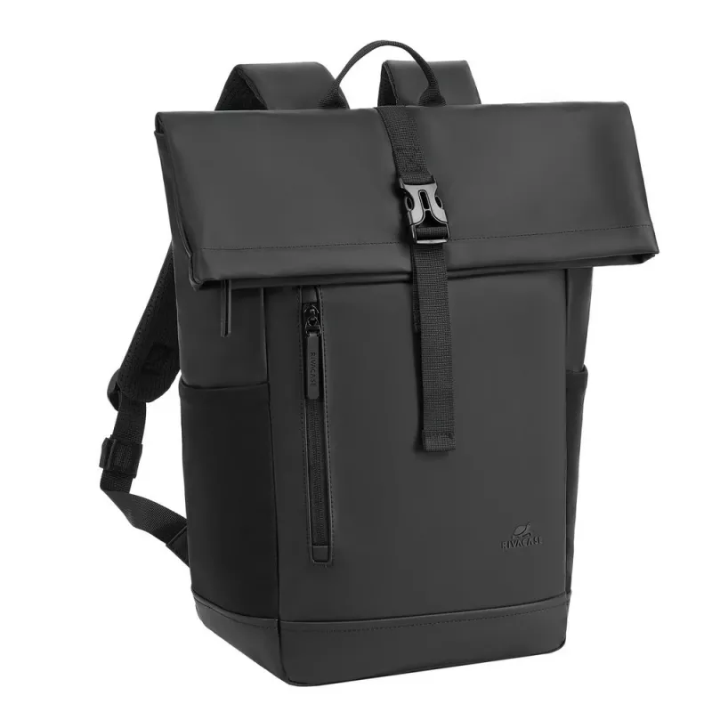Mugursoma Rivacase 7826 Eden 14 ECO melna roll-top 14 collu klēpjdatoriem