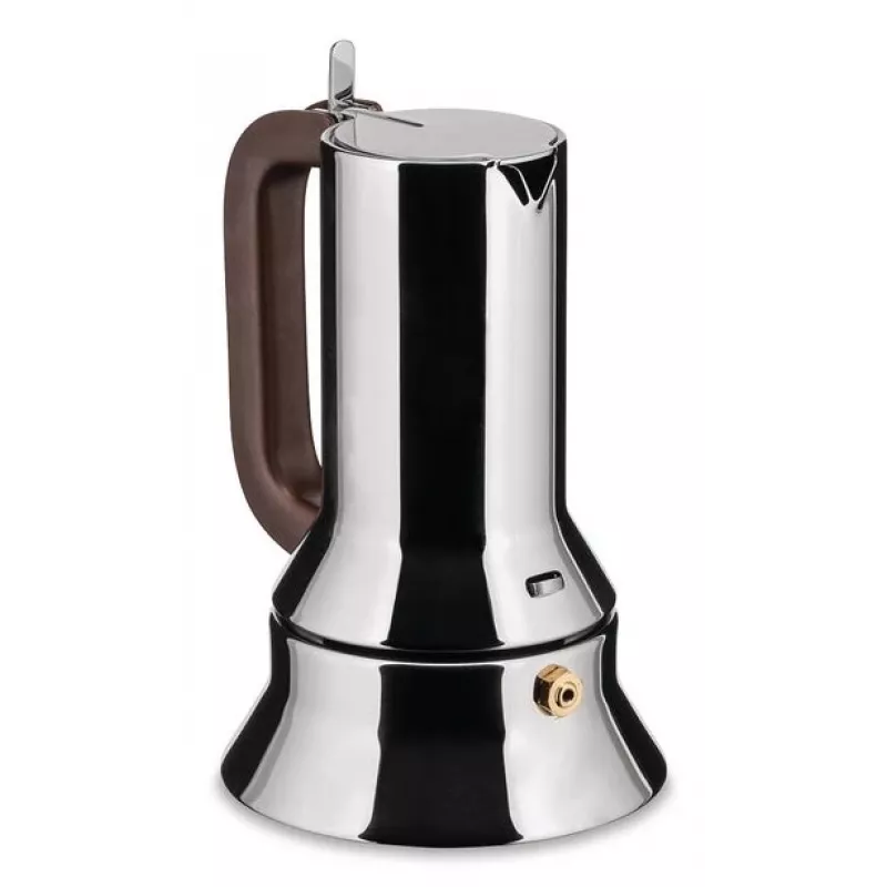 Moka katls Alessi 9090/3, nerūsējošais tērauds, 110 mm dziļums, 175 mm augstums