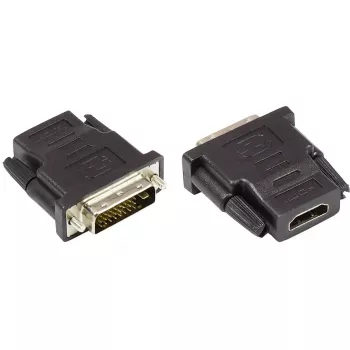 GoodConnections HDMI > DVI-D 24+1 (BU-ST) Adapter Melns (HDMI-DVI)