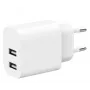 Lādētājs Gembird TA-UC-2A12-01 Iekštelpu maiņstrāva 2.4A 2 USB Balts