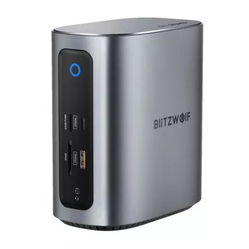 Dokstacija BlitzWolf BW-TH15 17-in-1 — 2x HDMI, DisplayPort, 4x USB-C