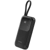OnPower 101 iebūvēts kabelis 10000 mAh PD22.5W Melns