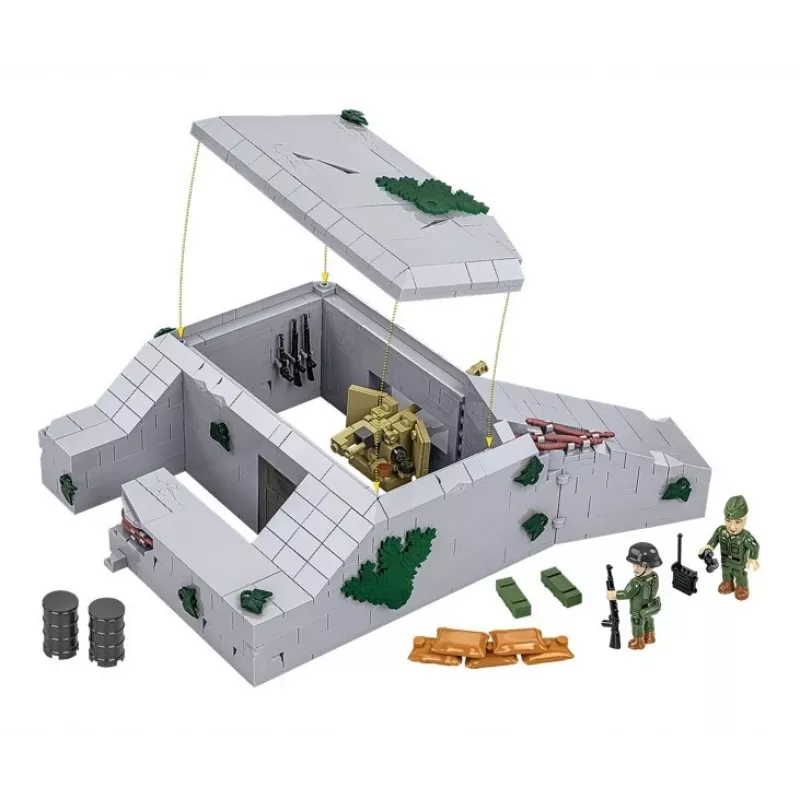 Konstruktoru komplekts Cobi Vācu bunkurs Regelbau 667/642 modelis COBI-3136 – detalizēts klucīšu komplekts