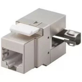 Wentronic Goobay CAT 6 KeyStone RJ45 ligzda, STP ekranēta, 250 MHz - Savienojums: LSA, 90° leņķa izeja (95901)
