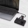 Qoltec 52274 M.2 SSD diskdziņu dokstacija | NVMe | SATA | USB-C | DUAL 2 x 2TB