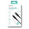 AUKEY CB-MCC102 USB kabelis 1,8 m USB C melns 480 Gbit/s