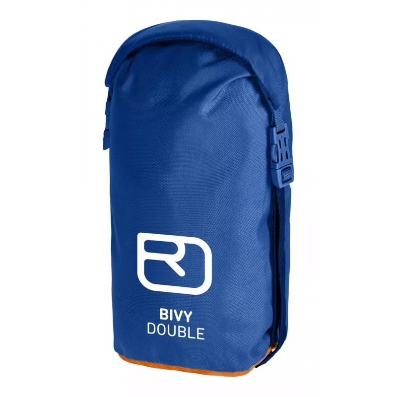 ORTOVOX Bivy Double pieaugušo taisnstūra guļammaiss ar poliuretāna pārklājumu, zils, oranžs