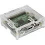 Korpuss Joy-IT Raspberry Pi A+ caurspīdīgs RB-Casea+01 — aizsargapvalks, caurspīdīga plastmasa