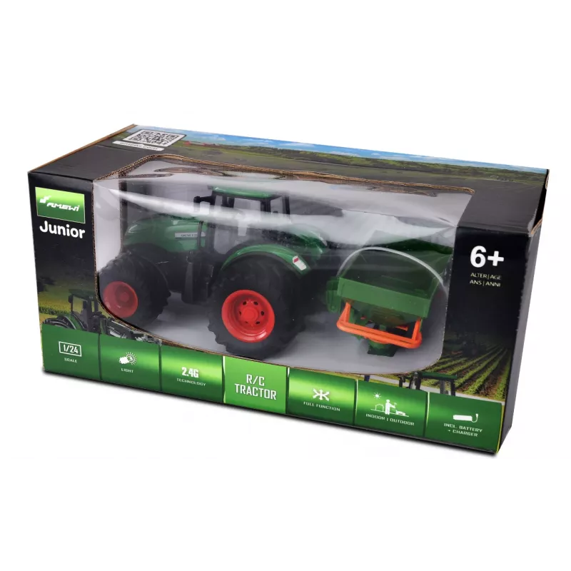 Traktors Amewi 22639 Elektromotors 1:24 vecumam no 6 gadiem