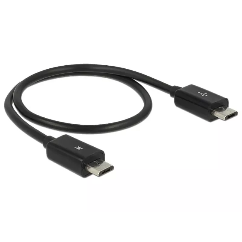 USB kabelis DeLOCK 83570 USB 2.0 0,3 m USB B Melns