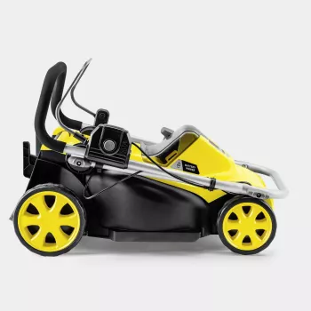 Kājāmgājēja zāliena pļāvējs Karcher LMO 3-18, akumulators 18 V, griešanas platums 340 mm, piemērots līdz 350 m², augstums 25–60 mm