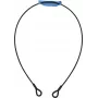 Tērauda trose EUROLITE 5801049C 1000 x 4 mm melna ar uzgali