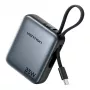 Ārējais akumulators Vention FHEH0 litija polimēra 10000 mAh 35 W USB-C melns