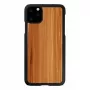 Viedtālruņa maciņš man and wood iPhone 11 Pro Max — cappuccino Melns apdare