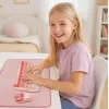 XXL galda paliktnis pelei un tastatūrai, rozā