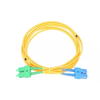 Extralink Patchcord SC/UPC - SC/APC, vienmoda duplekss, G.652D šķiedra, PVC 3 mm, 5 m