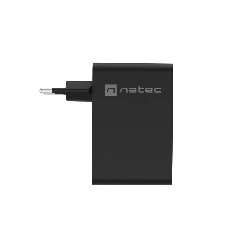 NATEC NUC-2234 mobilās ierīces lādētājs Klēpjdators, Viedtālrunis Melns Maiņstrāvas Ātrā uzlāde Iekštelpām