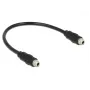 Audio kabelis 3.5mm DeLOCK 85115 0.25m melns