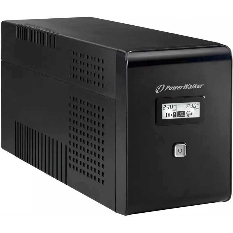 PowerWalker VI 2000 LCD 2 kVA 1200 W 2 AC kontaktligzdas