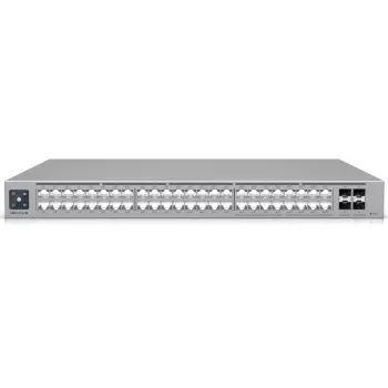 Ubiquiti USW-Pro-Max-48-PoE slēdzis, Etherlighting, 16x RJ45 2.5Gbps, 32x RJ45 1000Mbps, 4x SFP+, L3, 720W PoE
