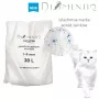 Kaķu pakaiši DIAMENTIQ Neutral salipstošas silikona granulas 30 L — bez smaržas, 1–6 mm