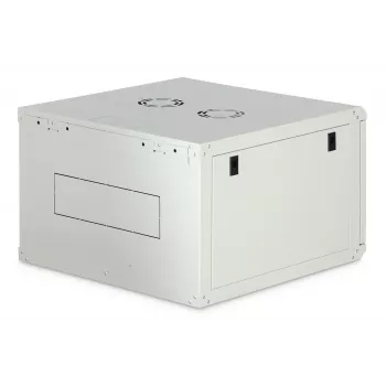 Wall-mounted rack cabinet DIGITUS Dynamic‑N 7U 19 inch 600x600 mm, unmounted, IP20, key lock