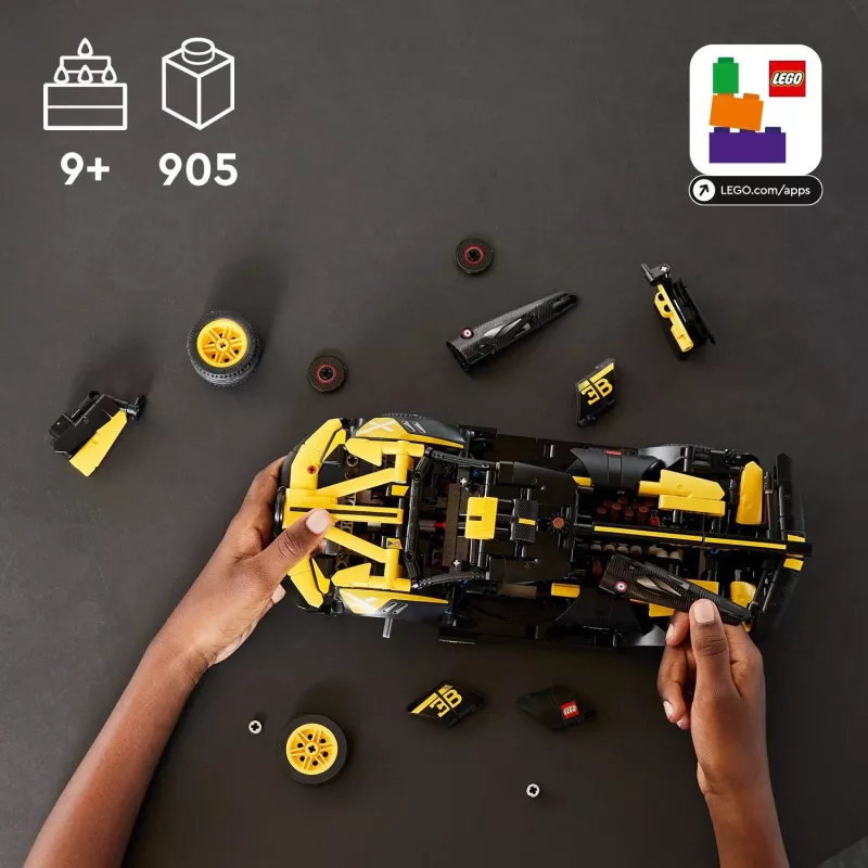 LEGO Technic: Bugatti Bolide modeļa automašīnas rotaļlietu būvēšanas komplekts (42151)