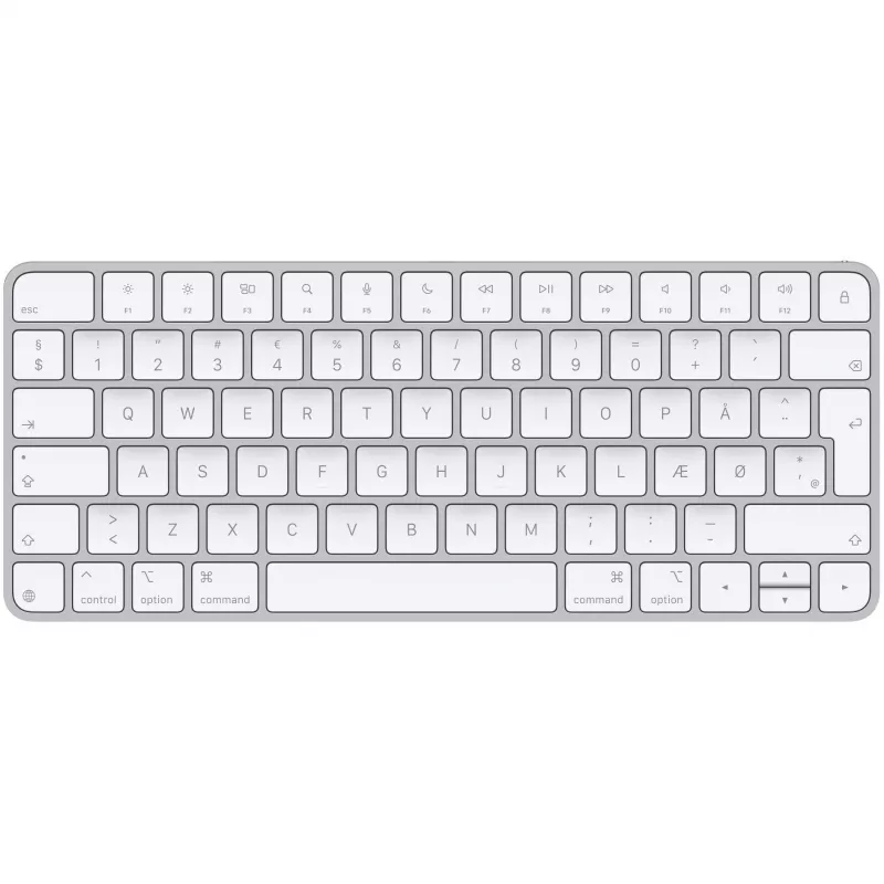Apple Magic tastatūra Universal USB + Bluetooth QZERTY dāņu balts
