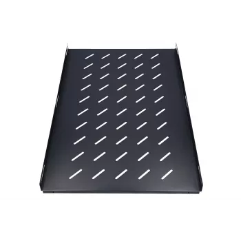 Plaukta plaukts Extralink 1U 750mm melns 1000mm dziļuma skapjiem