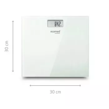 Ecomed by Medisana PS-72E personālie svari - 150 kg, stikla platforma, balta