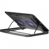 Piezīmjdatora dzesēšanas paliktnis DEFENDER NS-503 līdz 43,2 cm (17 collu) portatīvajiem datoriem, 2 ventilatori, USB barošana, melns