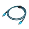 USB-C kabelis LANBERG CA-CMCM-45CU-0010-BK 1 m, 240W jauda, 8K@60Hz video