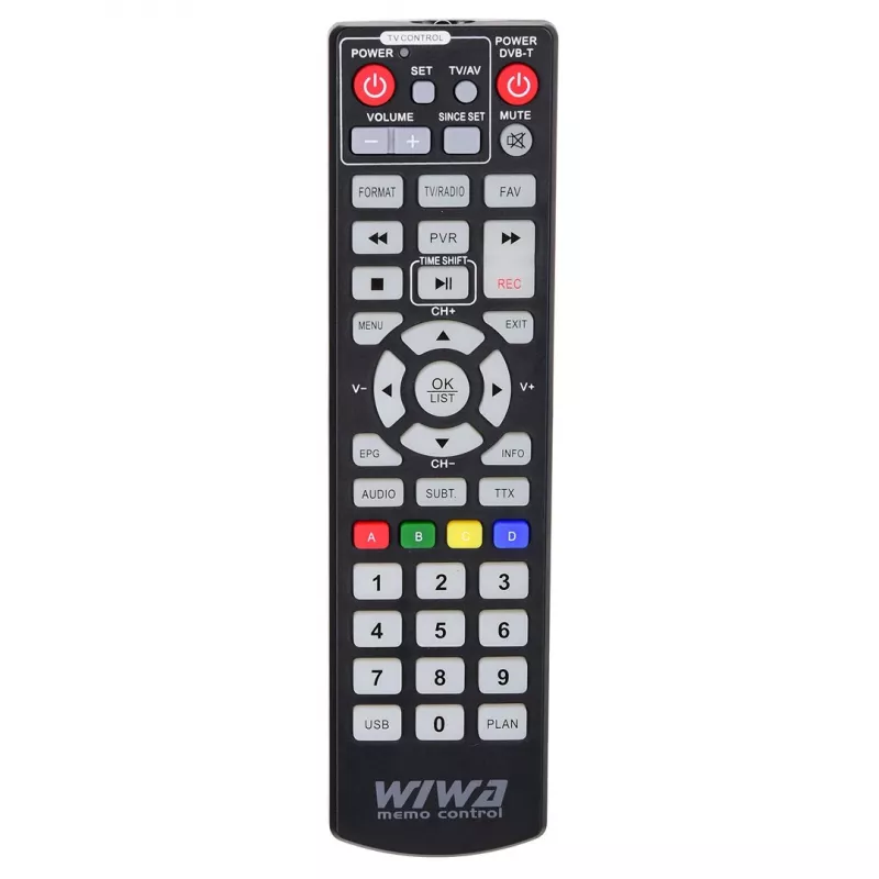 TV uztvērējs WIWA H.265 LITE — DVB-T / DVB-T2 uztvērējs ar H.265 atbalstu, Full HD, HDMI, USB, SCART