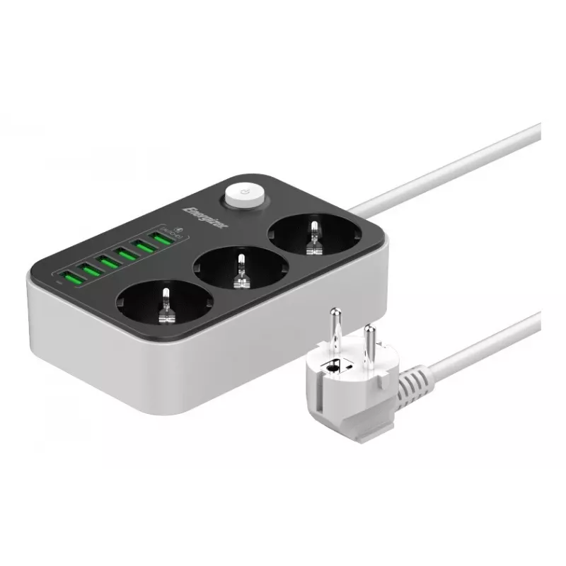 Pārnēsājams ārējais akumulators Energizer EPB2500W01EU 2500 mAh USB izeja kompakts lādētājs