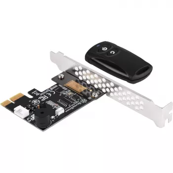 SilverStone SST-ES02-PCIe — tālvadības pults datora ieslēgšanai/izslēgšanai