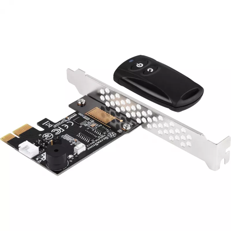 SilverStone SST-ES02-PCIe — tālvadības pults datora ieslēgšanai/izslēgšanai