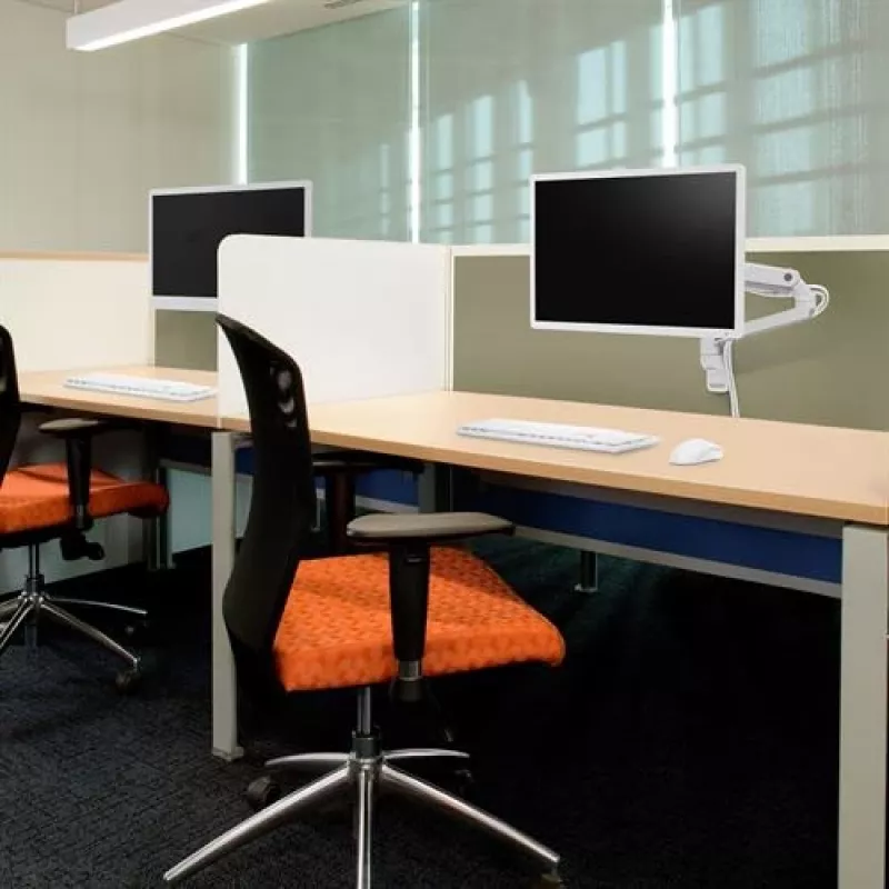 Sienas monitora kronšteins Ergotron MXV Series MXV 34 collas Balts